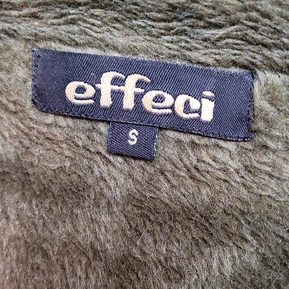 EFFECI ARMY GREEN VALOR AND FAUX FUR SHORT JACKET - Picture 13 of 15
